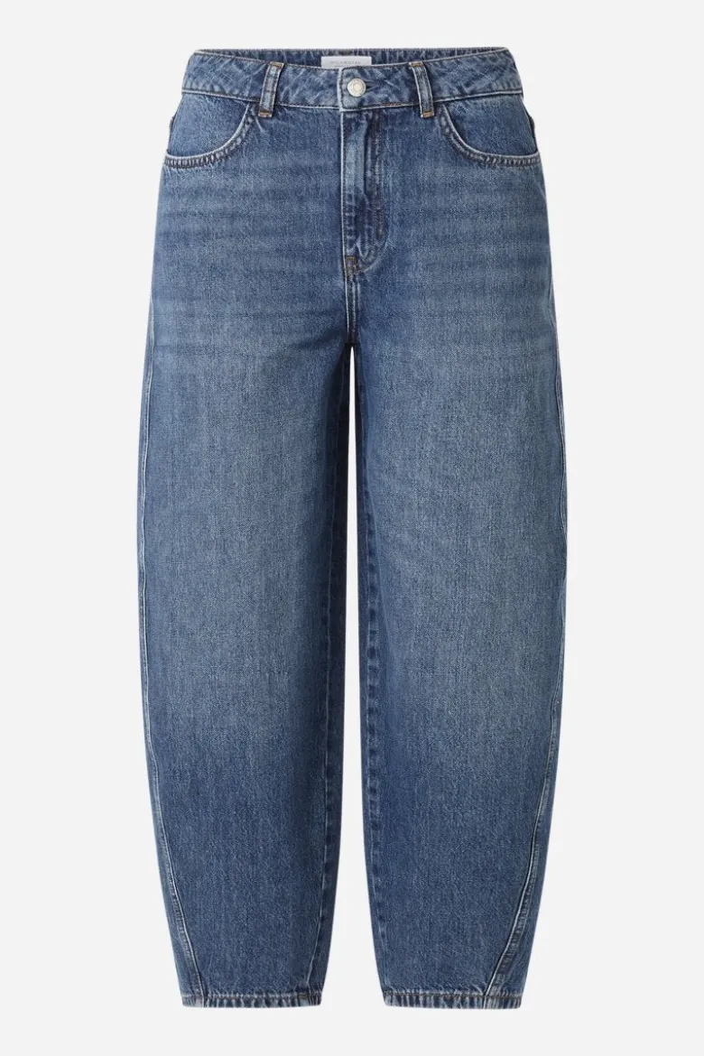 Barrel-Baumwolljeans