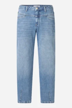 Barrel-Jeans mit Passe