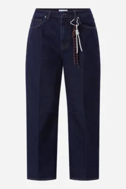Barrel-Leg-Jeans mit Karabiner-Detail
