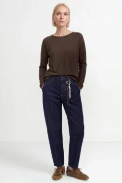 Baumwoll-Longsleeve mit Raglanärmeln
