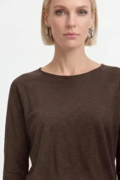 Baumwoll-Longsleeve mit Raglanärmeln