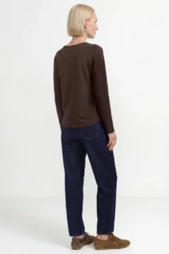 Baumwoll-Longsleeve mit Raglanärmeln