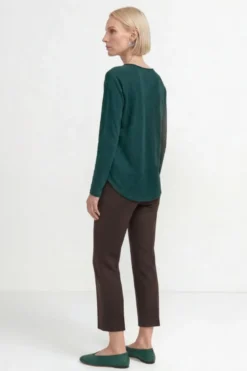 Baumwoll-Longsleeve mit Raglanärmeln