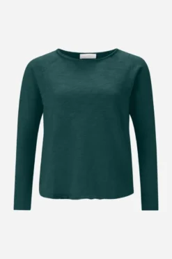 Baumwoll-Longsleeve mit Raglanärmeln