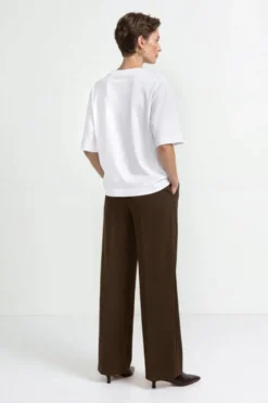 Baumwoll-T-Shirt mit Motiv-Print