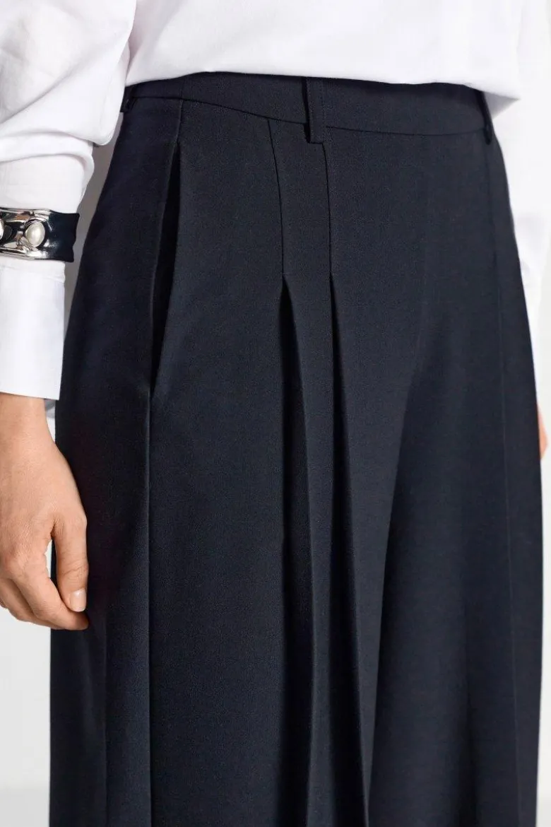 Bermuda-Culotte in midnight blue