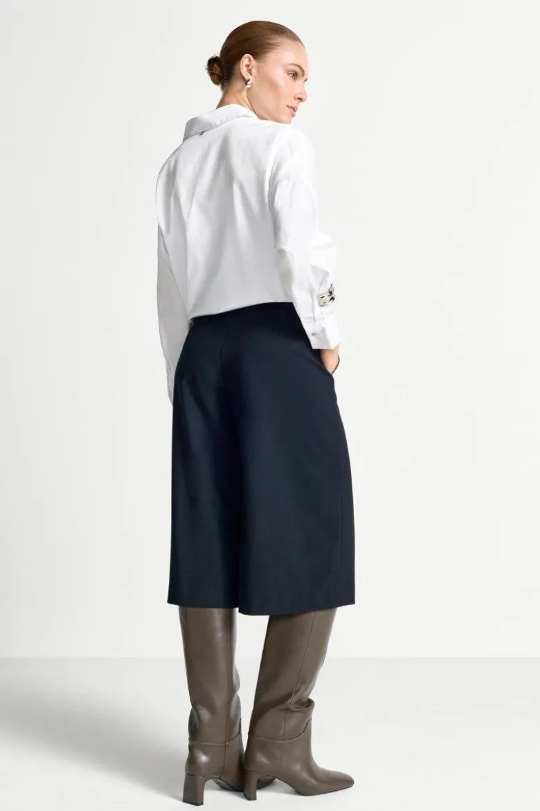 Bermuda-Culotte in midnight blue