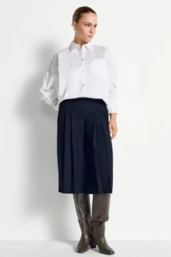 Bermuda-Culotte in midnight blue