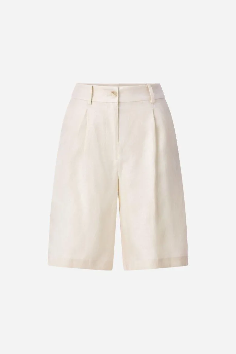 Bermuda-Shorts mit Bundfalten