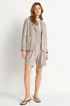 Blazer mit Nadelstreifen