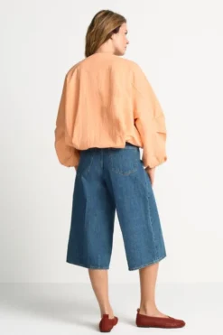 Blousonjacke mit Bindekragen