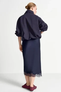 Blousonjacke mit Bindekragen