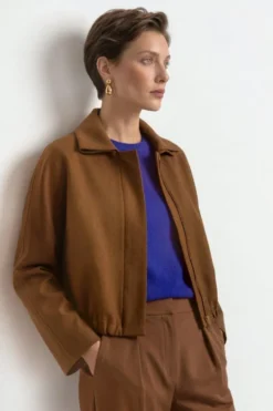 Blouson mit Tunnelzugsaum