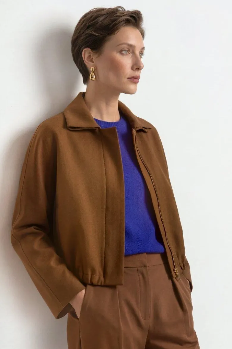 Blouson mit Tunnelzugsaum