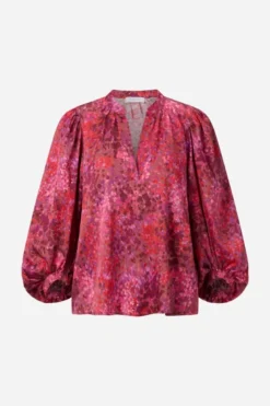 Bluse mit Ballonärmeln