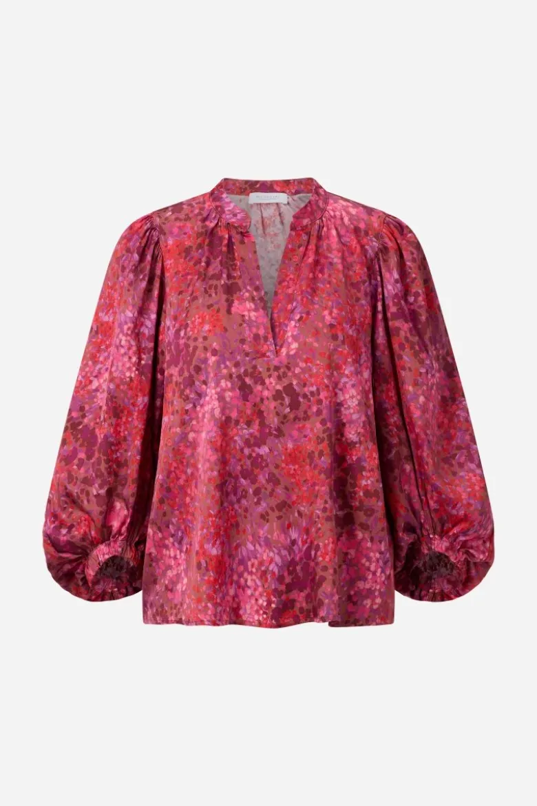 Bluse mit Ballonärmeln
