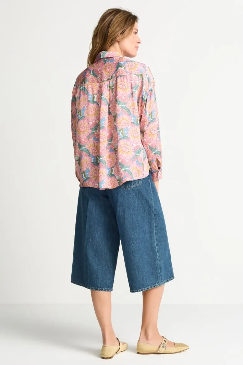Bluse mit Blumenmuster - Made with Liberty Fabric