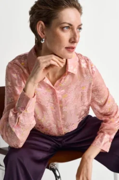Bluse mit floralem Print