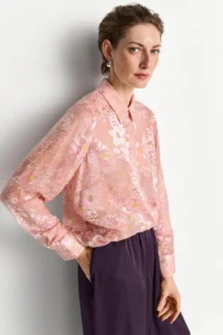 Bluse mit floralem Print