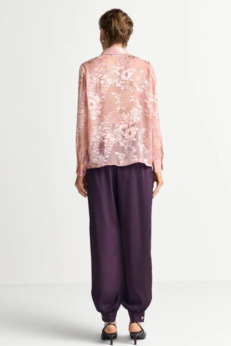 Bluse mit floralem Print