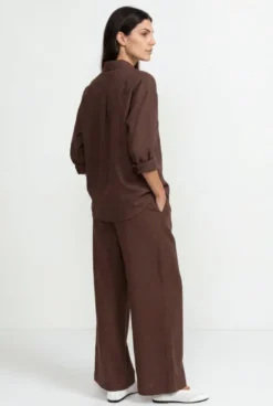 Bluse mit klassischem Hemdkragen