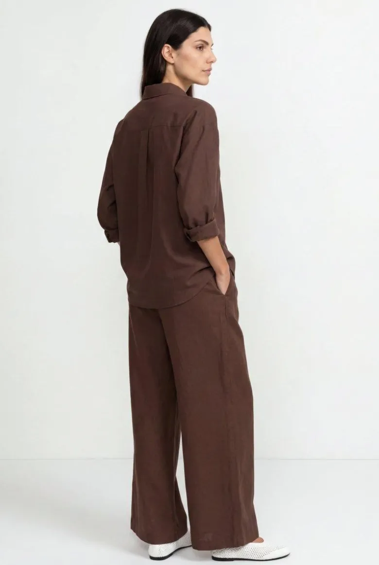 Bluse mit klassischem Hemdkragen