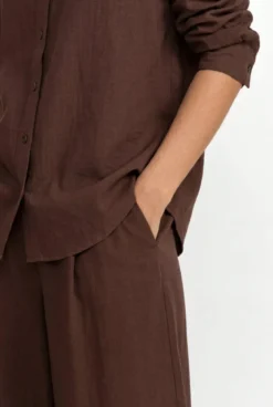 Bluse mit klassischem Hemdkragen