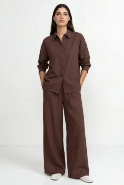Bluse mit klassischem Hemdkragen
