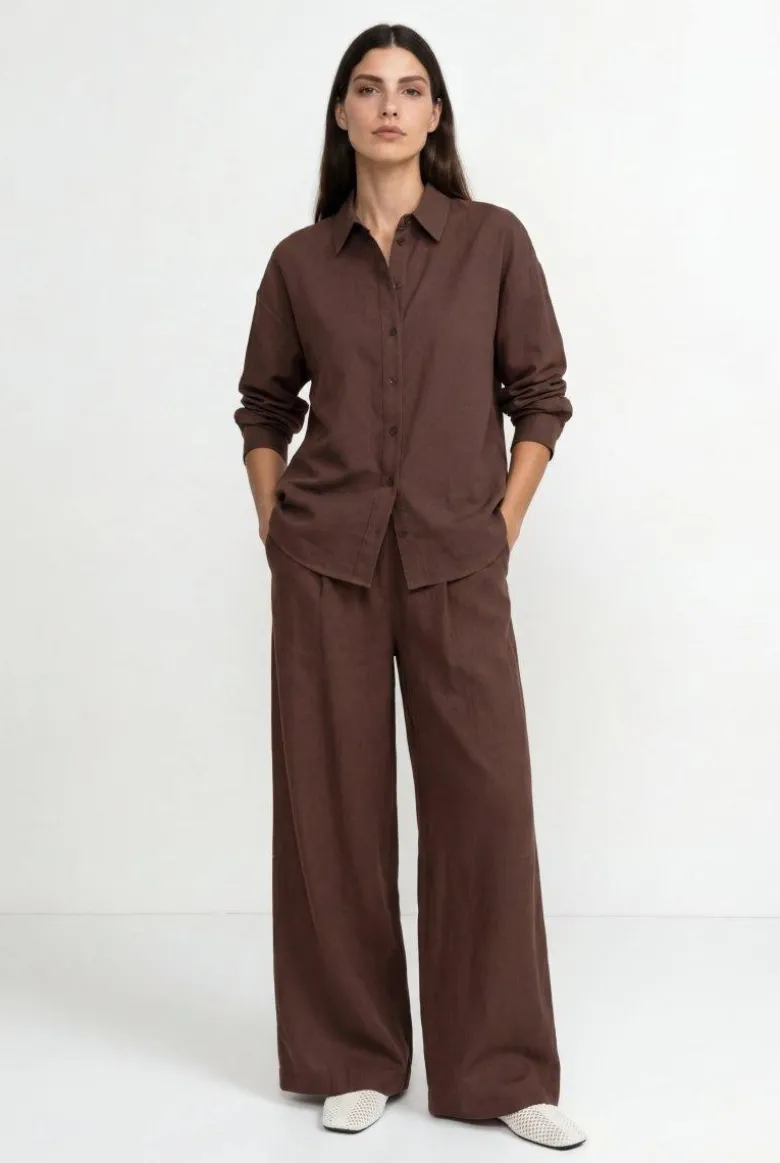 Bluse mit klassischem Hemdkragen