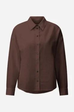 Bluse mit klassischem Hemdkragen