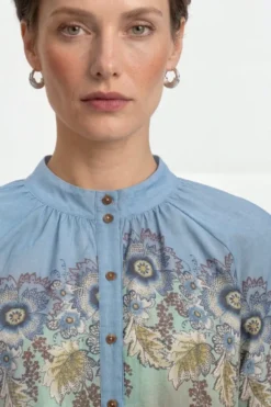 Bluse mit Print