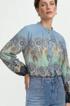 Bluse mit Print