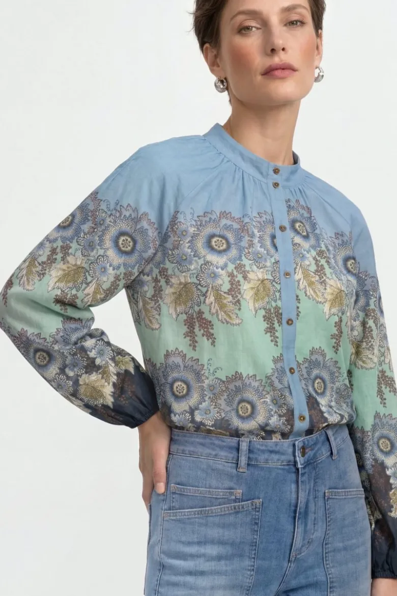 Bluse mit Print