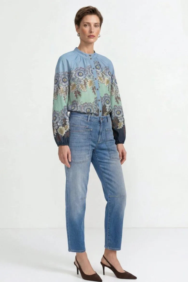 Bluse mit Print