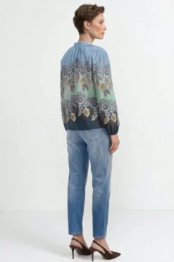 Bluse mit Print