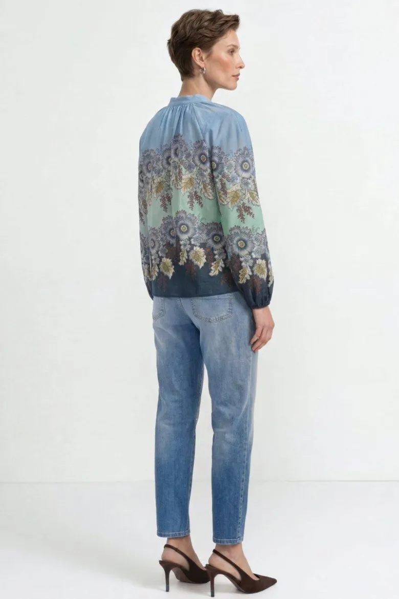 Bluse mit Print