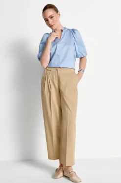Bluse mit Rüschenkragen