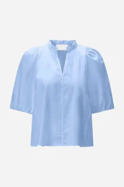 Bluse mit Rüschenkragen