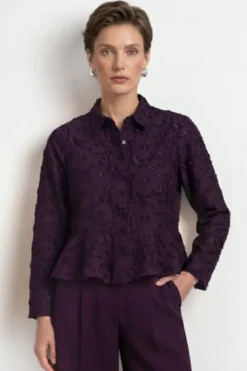 Bluse mit Schößchen