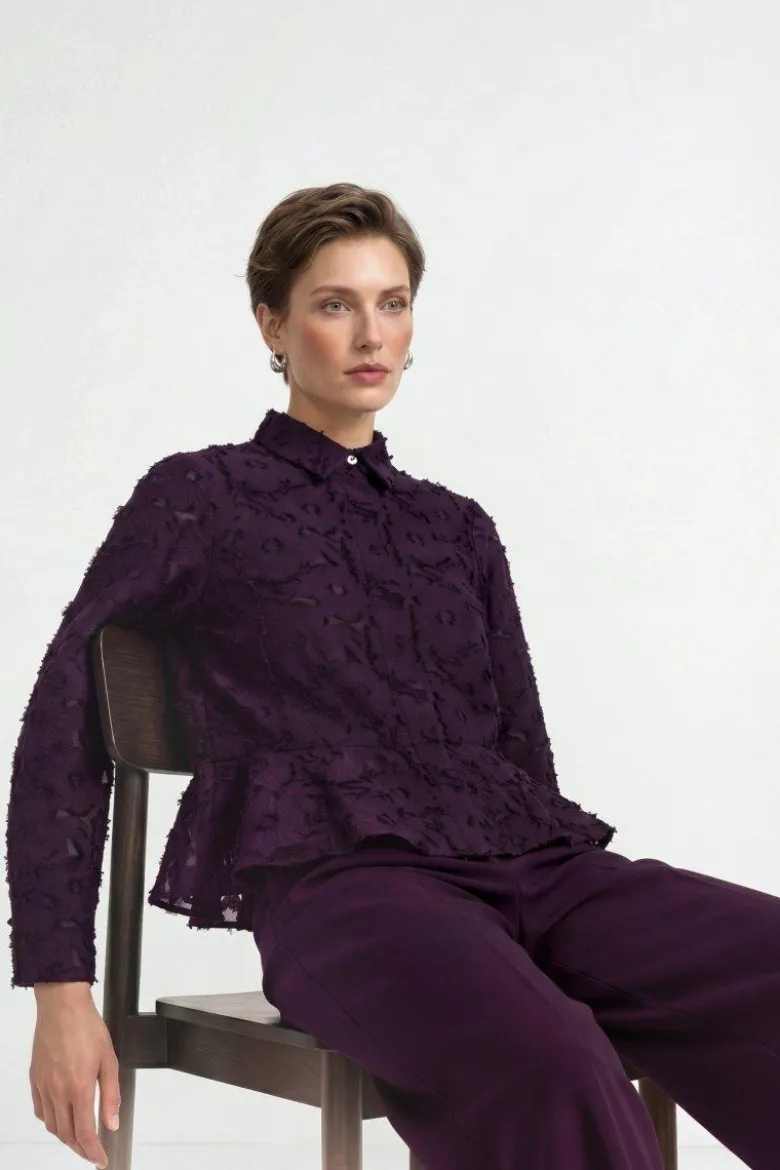 Bluse mit Schößchen