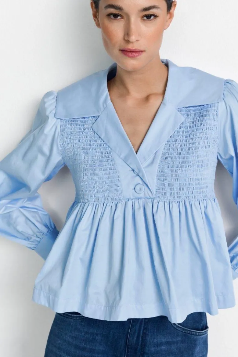 Bluse mit Schößchen