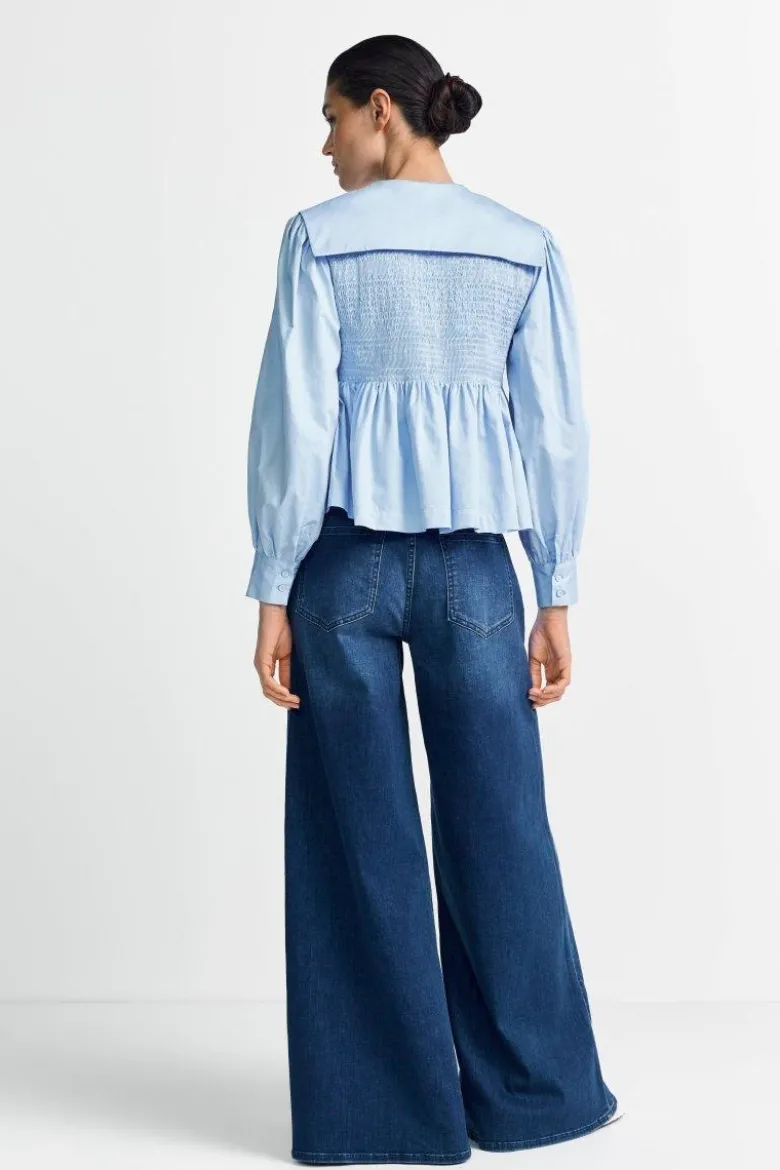 Bluse mit Schößchen