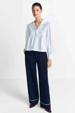 Bluse mit Schößchen