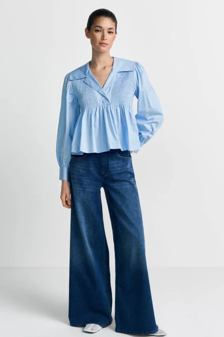 Bluse mit Schößchen