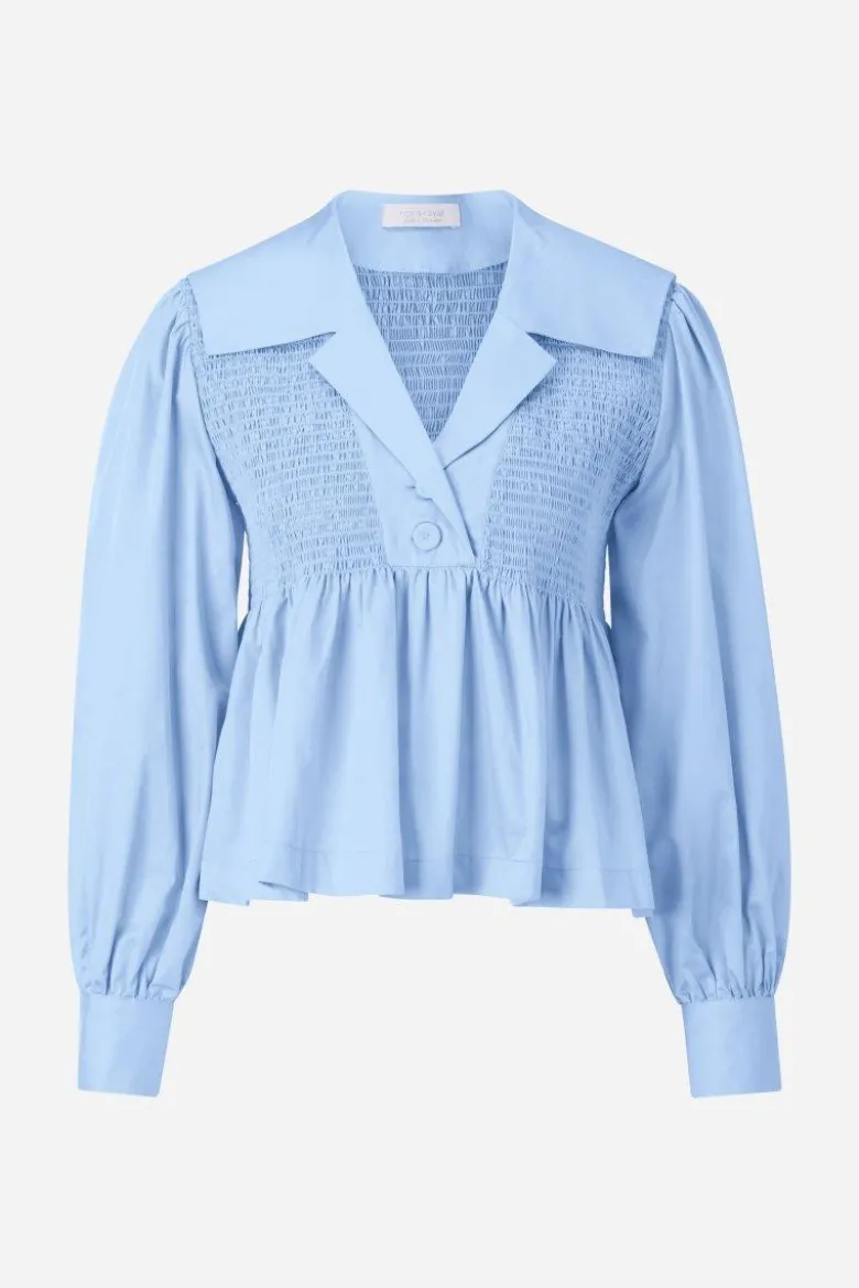 Bluse mit Schößchen