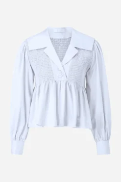 Bluse mit Schößchen