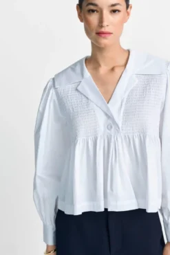 Bluse mit Schößchen