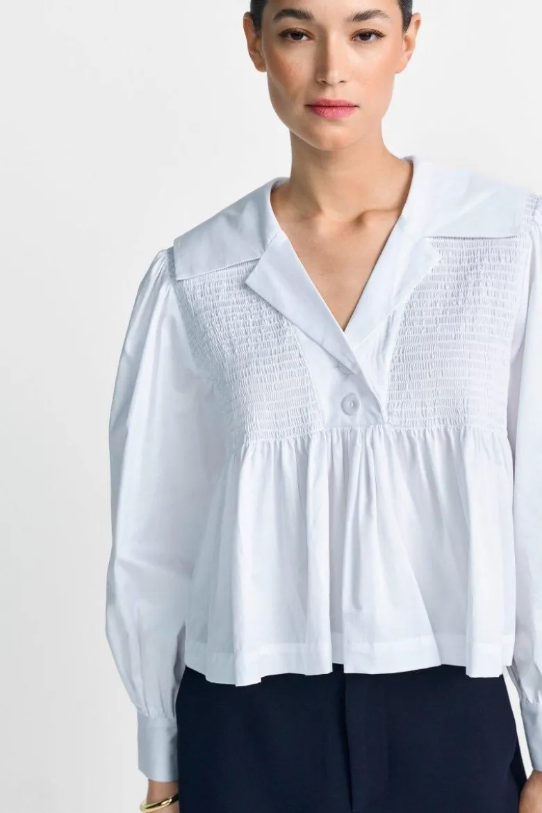 Bluse mit Schößchen