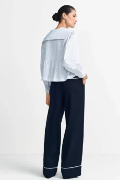 Bluse mit Schößchen