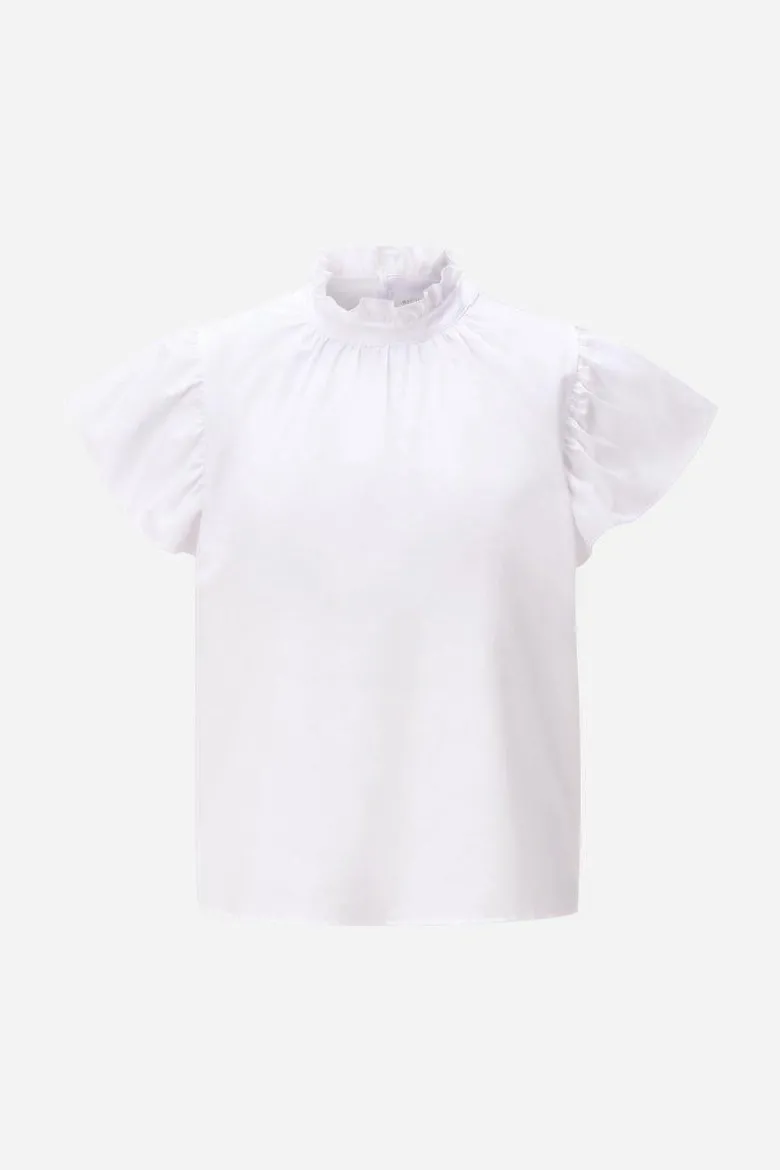 Bluse mit Stehkragen